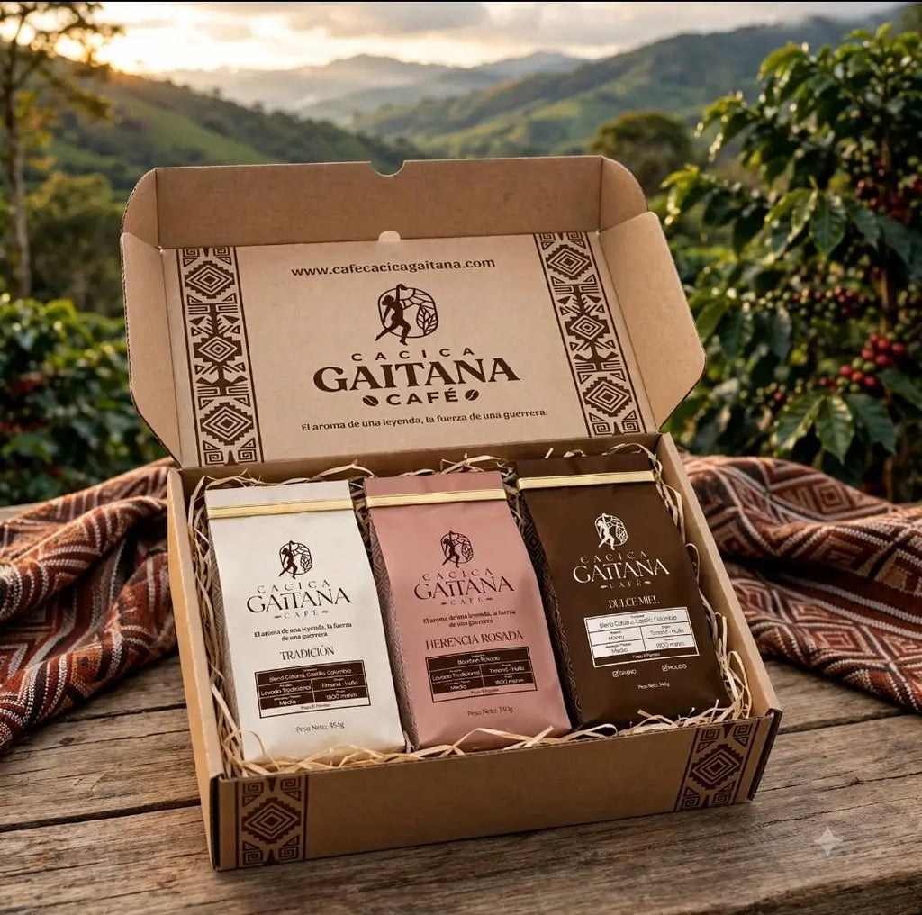 Kit Trilogía Cacica Gaitana - Selección de 3 Cafés de Especialidad