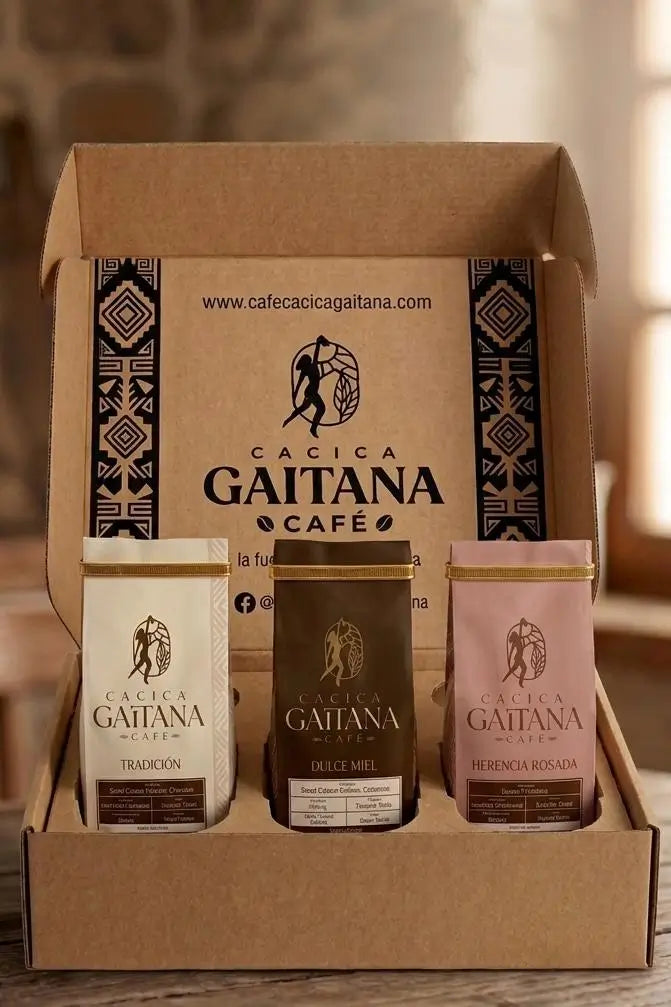 Kit Trilogía Cacica Gaitana - Selección de 3 Cafés de Especialidad