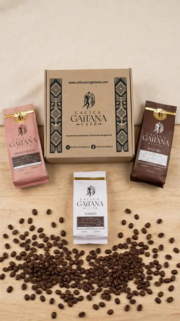 Kit Trilogía Cacica Gaitana - Selección de 3 Cafés de Especialidad